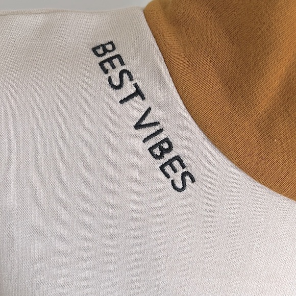 ZARA TRAFALUC | “BEST VIBES” COLOR BLOCK TURTLENECK - Picture 5 of 9
